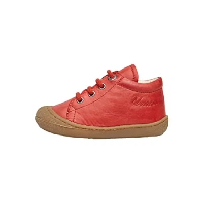 Image of Naturino Cocoon Leather First Steps Shoes Red 22