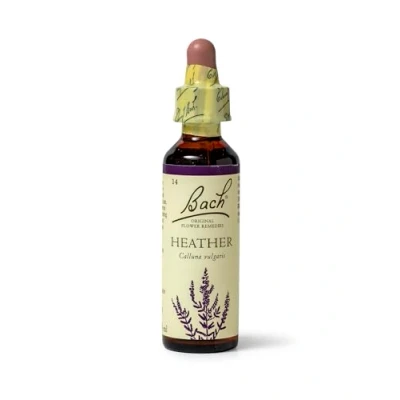 Image of Bach Original Flower Remedies (Heather) Reach Out To Others, Empathise &amp; Listen, Emotional Wellness, Natural Essence, 20ml