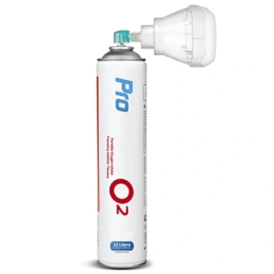 Image of Promedix PR 994 Portable Oxygen Inhaler 12L in a Can 99.4% with Mouthpiece