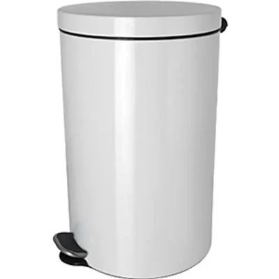 Image of Helit Silver Ion Waste Collector With Pedal, Capacity 5 L, Hx280 X 210mm, White