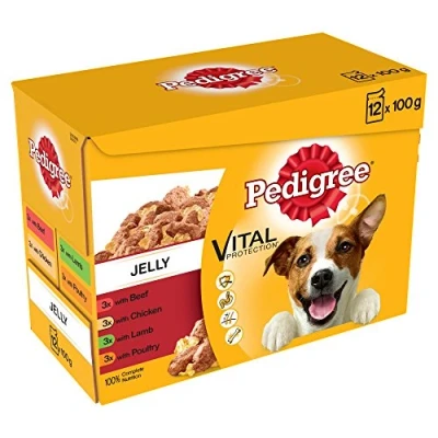 Image of Mars PET 97548 Pedigree Pouch in Jelly Favourites 12 x 100g (100g)