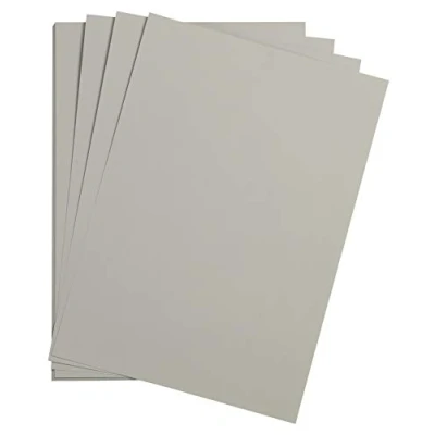 Image of Clairefontaine Ref 975272C Maya Smooth Coloured Drawing Card (Pack of 25 Sheets) 185gsm A4 (29.7 x 21cm) Light Grey Colour Deep Dyed, Acid Free, pH Neutral