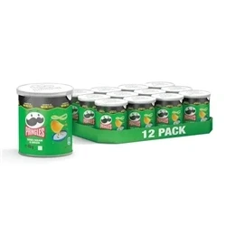 Image of Pringles Sour Cream and Onion Crisps 40g (Pack of 12) 7000279000