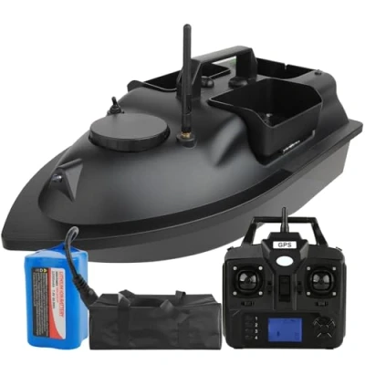 Image of AHWZ Bait Boat for Carp Fishing GPS 500M Remote Control RC 2Kg Loading,GPS Version