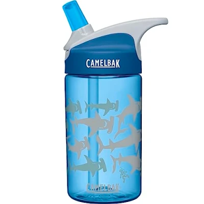 Image of CamelBak Kids Eddy Hammer Heads Water Bottle, Blue, 400 ml