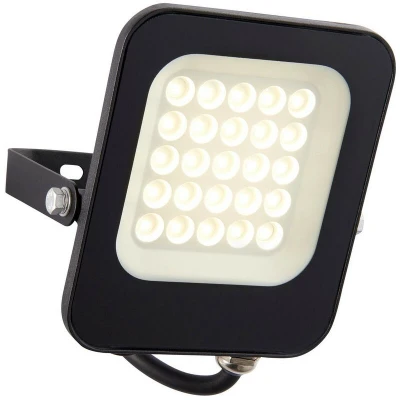 Image of Saxby Guard 20W IP65 Outdoor Flood Light Matt Black Paint