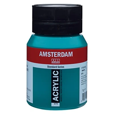 Image of Amsterdam Standard Series Acrylic Jar 500 ml Phthalo Green 675 (17726752)