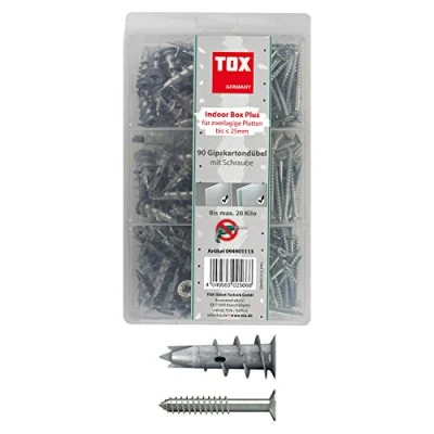 Image of TOX plasterboard dowel assortment Indoor Box Plus 180 pcs, 1 piece, 094901113