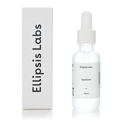 Image of Squalane Oil by Ellipsis Labs, 100% Natural Olive derived Oil, a Deep Moisturiser for targeting Dry Skin with Anti Ageing Properties 30ml