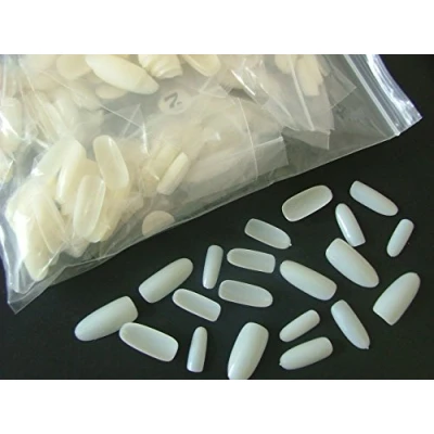 Image of 500 Natural Long Oval Full Cover False Nails by Pretty Poppet