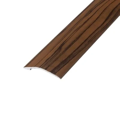 Image of eXtreme Self Adhesive Angle Edge Flooring Strip 3ft Stick Down Door for Laminate, Tile, Wood, &amp; Lino Sturdy, Waterproof, and Dirt Resistant Ramp Threshold Bar American Walnut