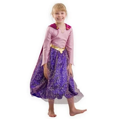 Image of PRETEND TO BEE Sleeping Beauty Fairytale Princess Fancy Dress Costume for Kids, 5 6 Years