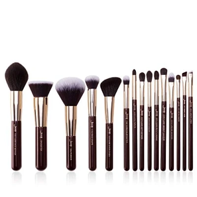 Image of Jessup 15pcs Makeup Brushes Make up Tool Kit Beauty Professional Eyeshadow Power Lipstick Blending Cheeck Cosmetic Set Zinfandel T283