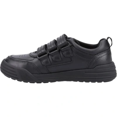 Image of Hush Puppies Scott Junior Shoe, Black, 13 UK Child