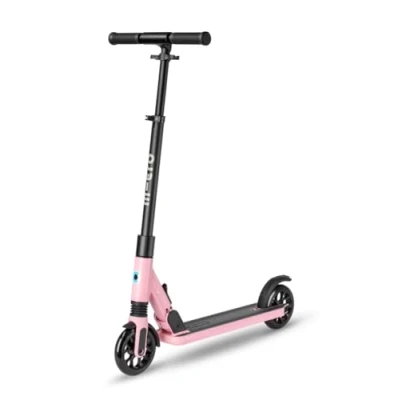 Image of Micro Scooters Sprite LED Children&#039;s Scooter Handlebar Adjustable Front Suspension Foldable Boys &amp; Girls 8yrs+ Pink