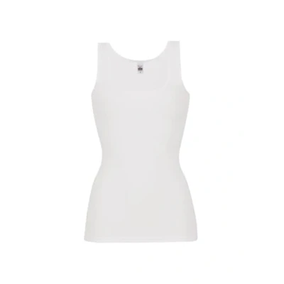 Image of Trigema Women&#039;s&#039;s 5854032 Vest, White (Weiss 001), 8 (Size: Small)