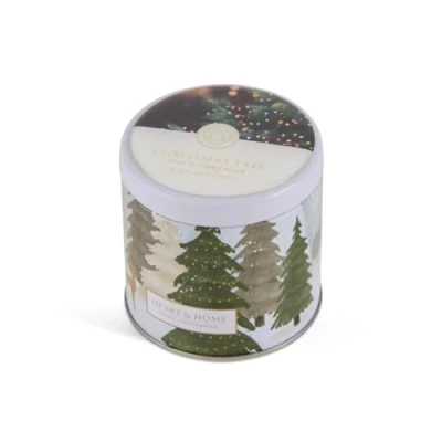 Image of Heart &amp; Home Tin Candle (Christmas Tree)
