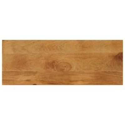 Image of vidaXL Wooden Table Top Replacement/Dining Solid Mango Wood/Oak Finish 70x40x2.5 cm for Indoor Living Rooms or Commercial Settings