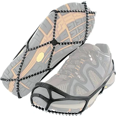 Image of Yaktrax Men s Walker Winter Traction Device Black Small, Black, Small EU Shoe Size 38 40 UK