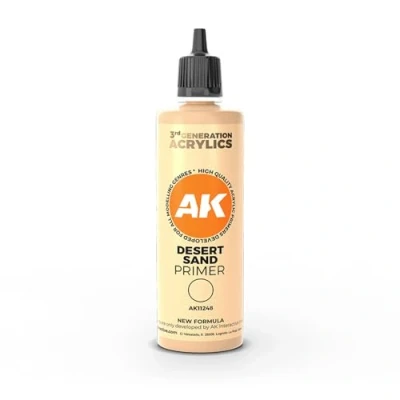 Image of AK Interactive Desert Sand Surface Primer 100ML 3Gen Paint, Brown