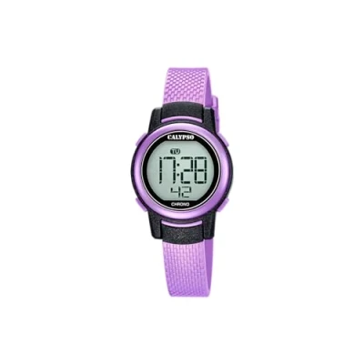 Image of Calypso Women&#039;s Digital Quartz Watch with Plastic Strap, K5736/4