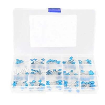 Image of 180 Piece [1KV 100pF 10000pF] DIP High Voltage Ceramic Capacitor Assortment Kit 15 Value