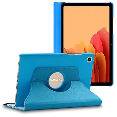 Image of ebestStar for Samsung Galaxy Tab A7 10.4 Case T505 (2022, 2020), Cover 360 Rotating Protection, PU Leather, Blue