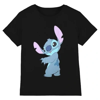 Image of Rock Off officially licensed products Lilo &amp; Stitch Turn T Shirt, Multicolor, Large