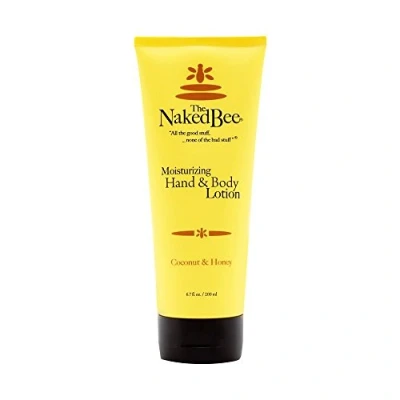 Image of The Naked Bee Coconut &amp; Honey Hand Body Lotion 6.7oz. Moisturising Skin Care. for Dry Skin. Care Moisturiser.