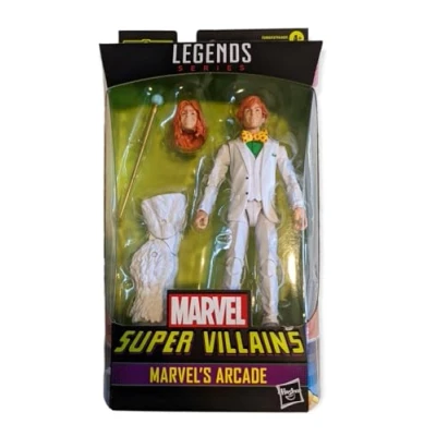 Image of Hasbro Marvel Legends Series 6 inch Collectible Marvel&#039;s Arcade Action Figure and 2 Accessories