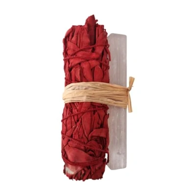 Image of VIE Smudge Stick, Dragon’s Blood and Selenite 4&quot;