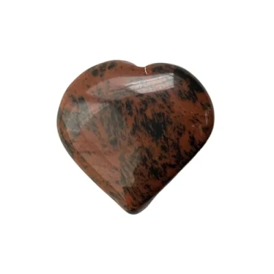 Image of VIE Mini Crystal Heart, 2 3cm, Mahogany Obsidian