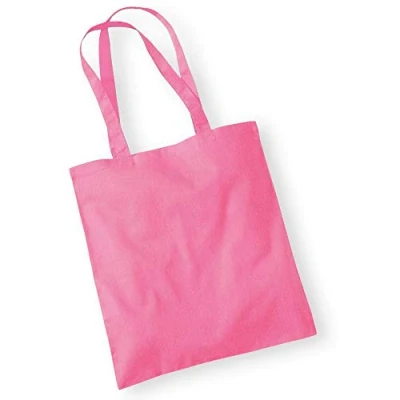 Image of Westford Mill W101 Bag for Life Long Handles True Pink