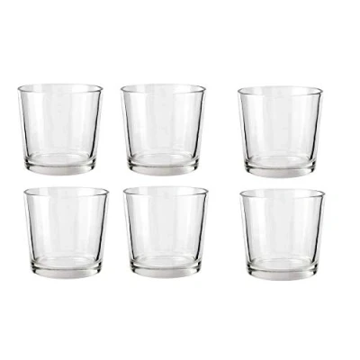 Image of 6 x 255ml Glass Drinking Water Juice Tumblers Glassware Set