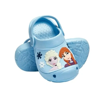 Image of Disney Frozen Shoes Anna and Elsa Girls Summer Clogs Blue 13