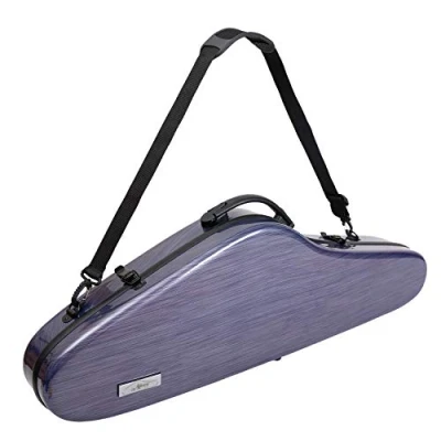 Image of Aileen Violin Hard Case 4/4 Full Size Luxury with Hygrometer Suspension, Purple