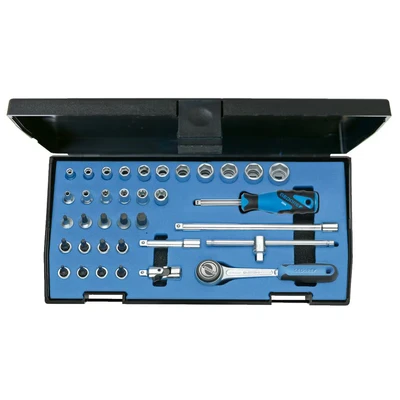 Image of Gedore Socket set 1/4&quot; 36 pcs hex IN TX ITX
