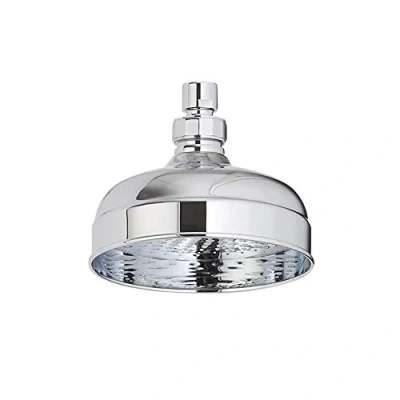 Image of Milano Elizabeth Traditional 155mm Round Apron Rainfall Shower Head Chrome