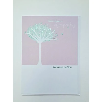 Image of thinking of you with deepest sympathy card