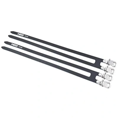 Image of MKS Fit Alpha Spirits Double Toe Strap, Metallic, One Size