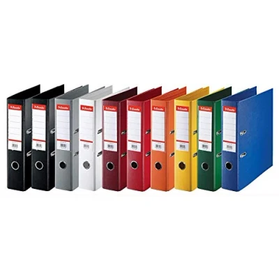 Image of Esselte Ring Binders with Standard Spine, Pack of 10 Assorted Classic, 624177