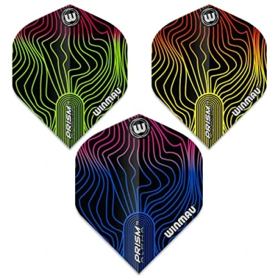 Image of WINMAU Prism Bright Alpha Solar Dart Flight set 3 per pack (9 Flights in Total)