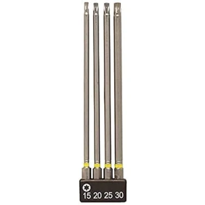 Image of Connex COXT973291 Screwdriver Bit Set, Silver, 150 mm, Set of 4 Piece
