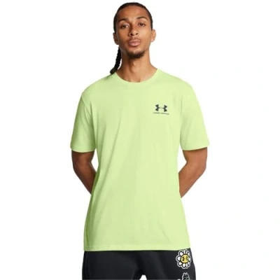 Image of Under Armour Mens Sportstyle Short Sleeve T Shirt Morphine Green XL