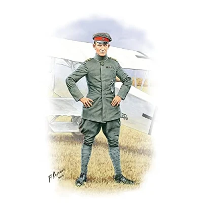 Image of Miniart 1:16 Scale Hermann Goering WW1 Flying Ace Plastic Model Kit