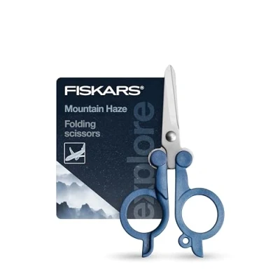 Image of Fiskars Designer Folding Scissors 2023 Explore Mountain Haze