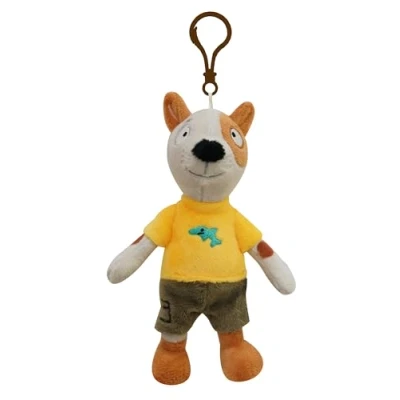 Image of BANDAI Adorable Pip and Posy Clip on Plush Zac Toy Soft 13cm Teddy Keychain Cute Bag Plushie Character for Girls Boys