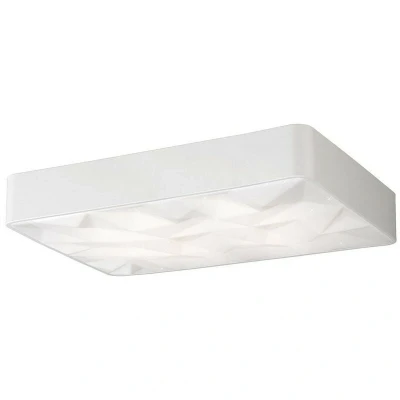 Image of Fusion Flush Rectangular 60W LED 3000 6500K Tuneable, 4500lm, Remote Control White