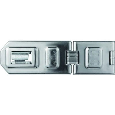 Image of ABUS Diskus Hasp 140/190 Device for Padlocks with Double Joint Opening Doors and Corner Solutions 05316 Security Level 8 Silver