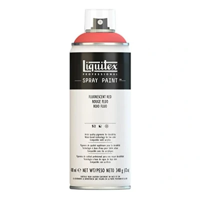 Image of Liquitex Professional Spray Paint 400 ml, Fluorescent Red